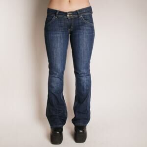 Y2K 2000s LOW RISE HUDSON FLARE JEANS